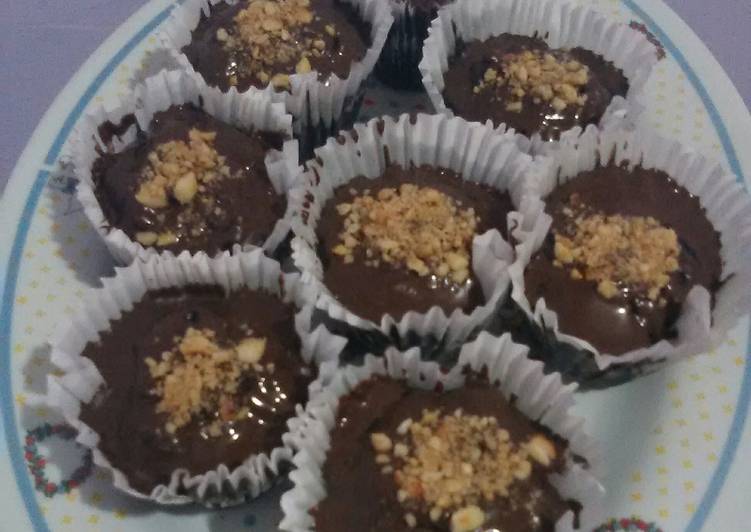 cara membuat Mini Brownies Kukus Nutella ala Evi