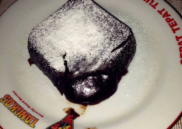 resep CHOCO LAVA dijamin meleleh ????