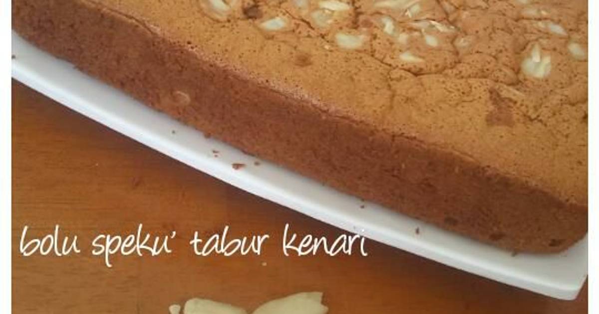 Resep Bolu Speku' tabur kenari Resep Bolu Speku' tabur kenari