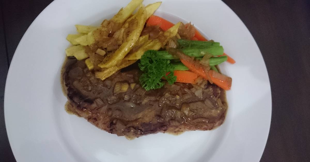 Steak bumbu lada hitam saos - 78 resep - Cookpad