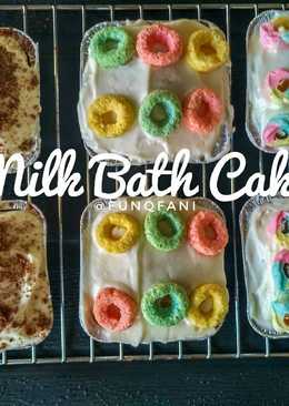 Milk Bath Cake alias Kue Mandi 3 Macam Susu (Tres Leches Cake)