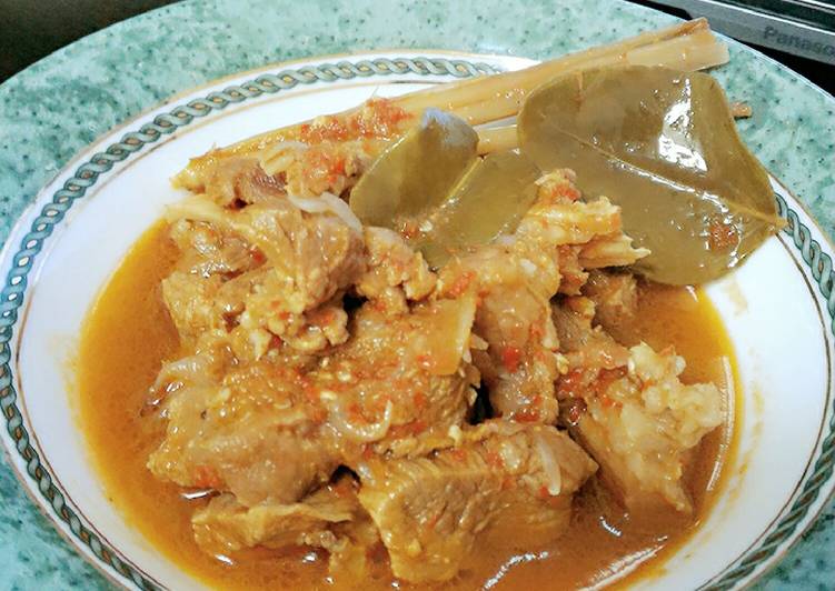 resep masakan Gulai Bagar Daging Sapi