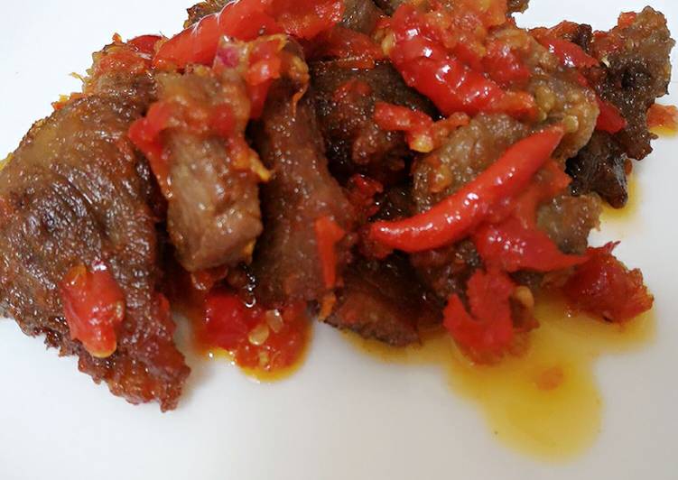  Resep Dendeng Lambok Cabe Merah oleh Fika Veranika Cookpad