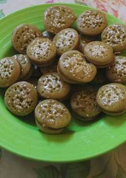 Kue Cubit Green Tea Topping Wijen