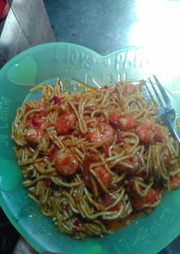 mie udang saos tiram ala RhaRhaQueen