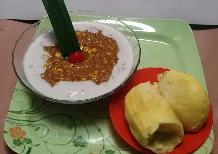 gambar untuk resep makanan Bubur beras ketan gula aren (RangRang)