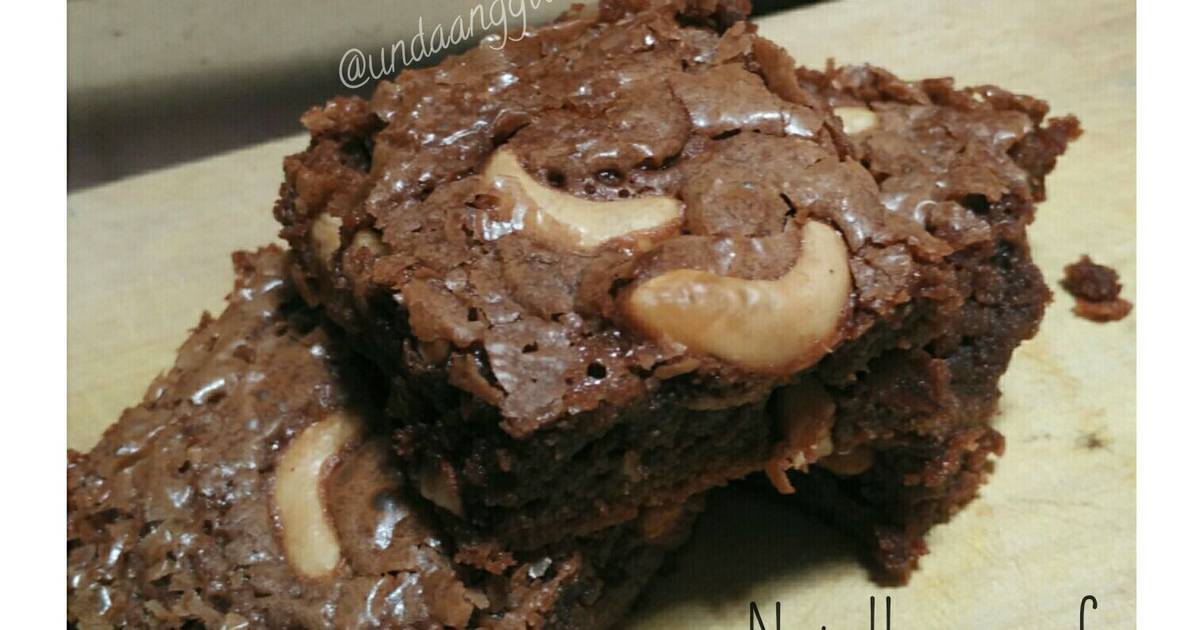 Resep Nutella-mocaf brownies