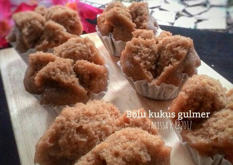 resep lengkap untuk Bolu kukus gula merah