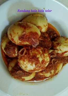 Rendang bola bola telur
