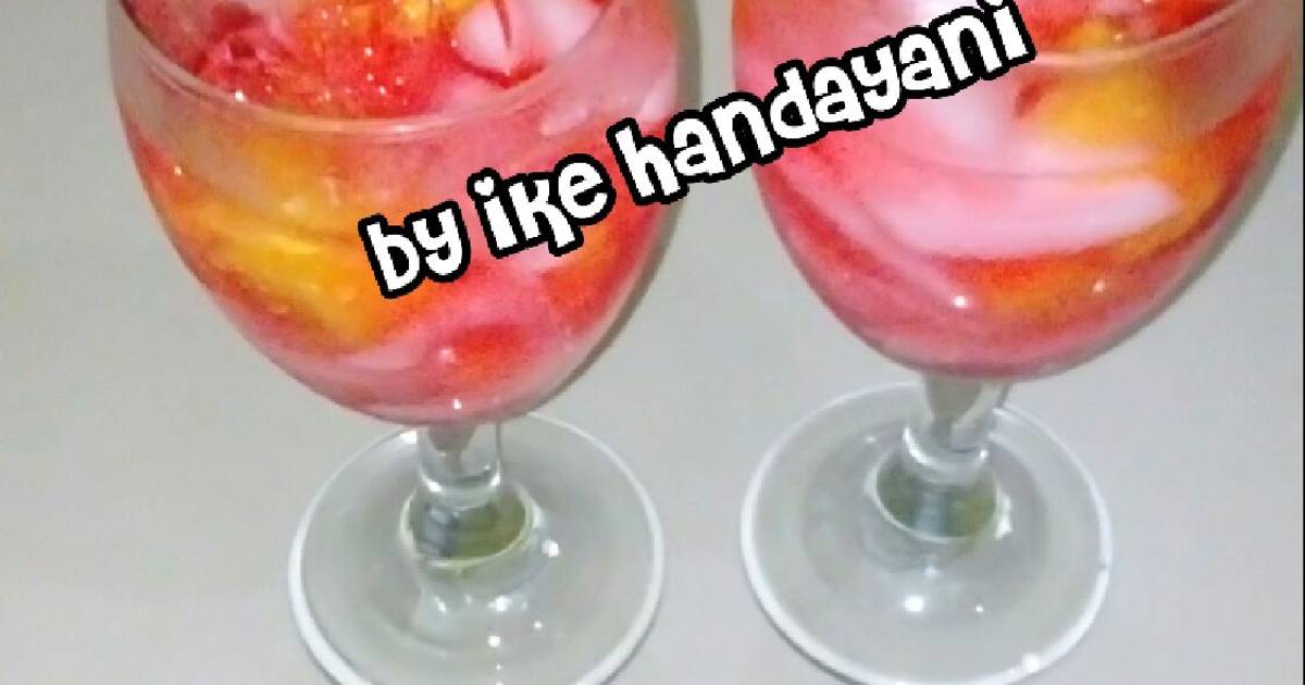 Resep es  kelapa  muda  kw mangga  oleh Ike handayani 