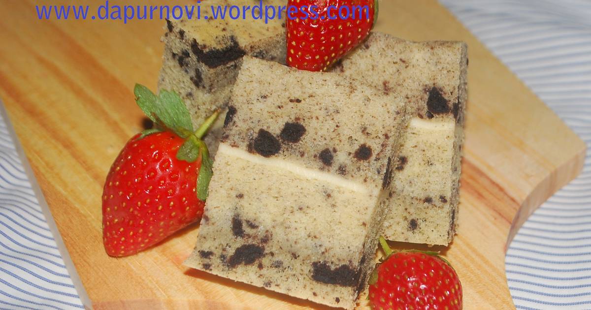 Resep Steamed Oreo Cake with Cheddar Cheese