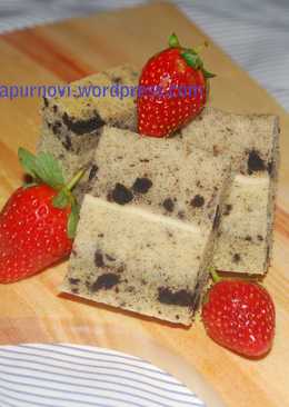Steamed Oreo Cake with Cheddar Cheese