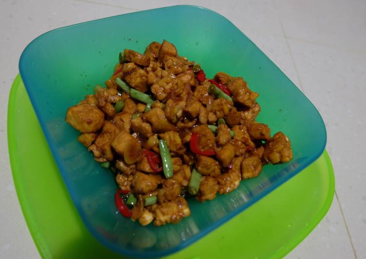 resep makanan Oseng-oseng Tahu Tempe Dadu