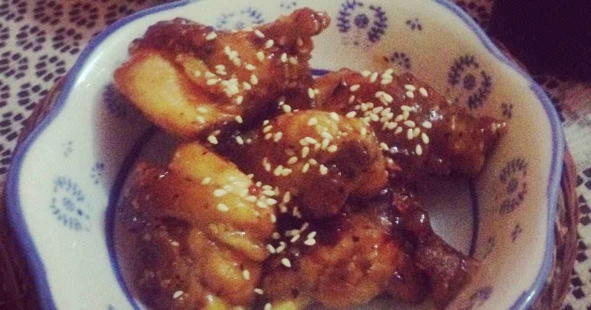 Resep Ayam madu wijen oleh Ary Wardani - Cookpad