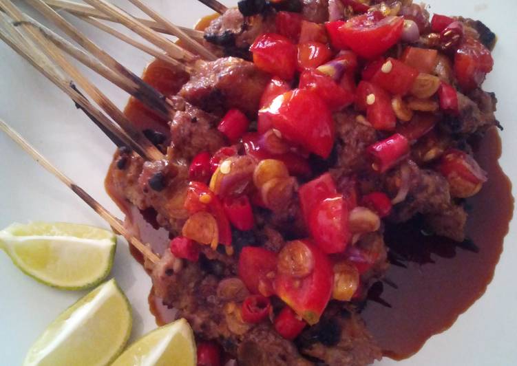 resep lengkap untuk Sate kambing