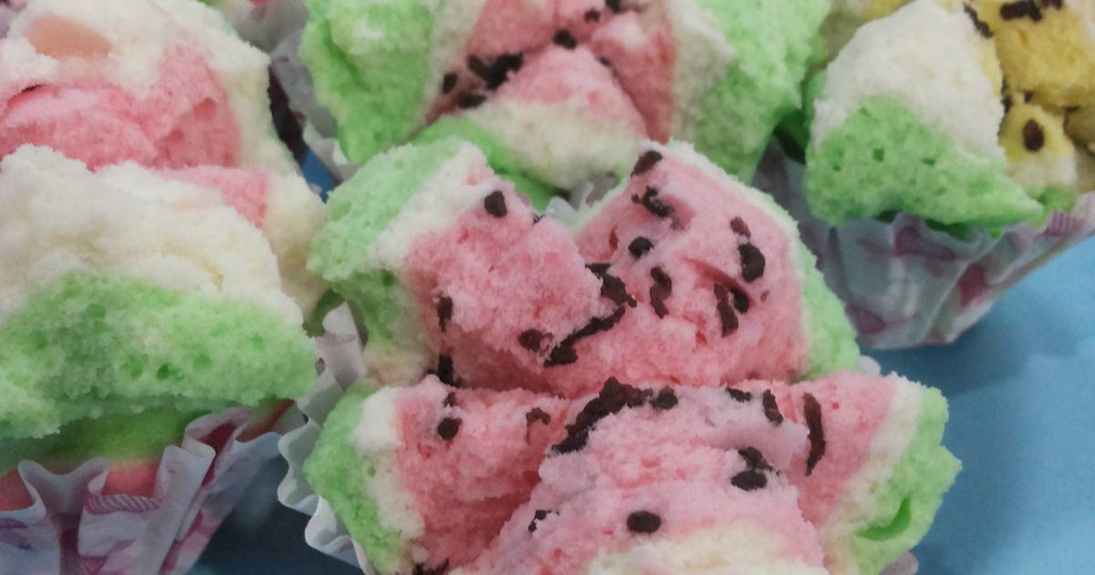 Resep bolu kukus semangka ncc Resep bolu kukus semangka ncc