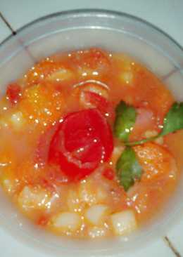 Simple tomato soup (sup tomat sehat non msg)