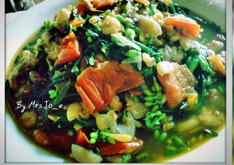 Resep Kangkung tumis bunga pepaya Dari Jo_e Eva