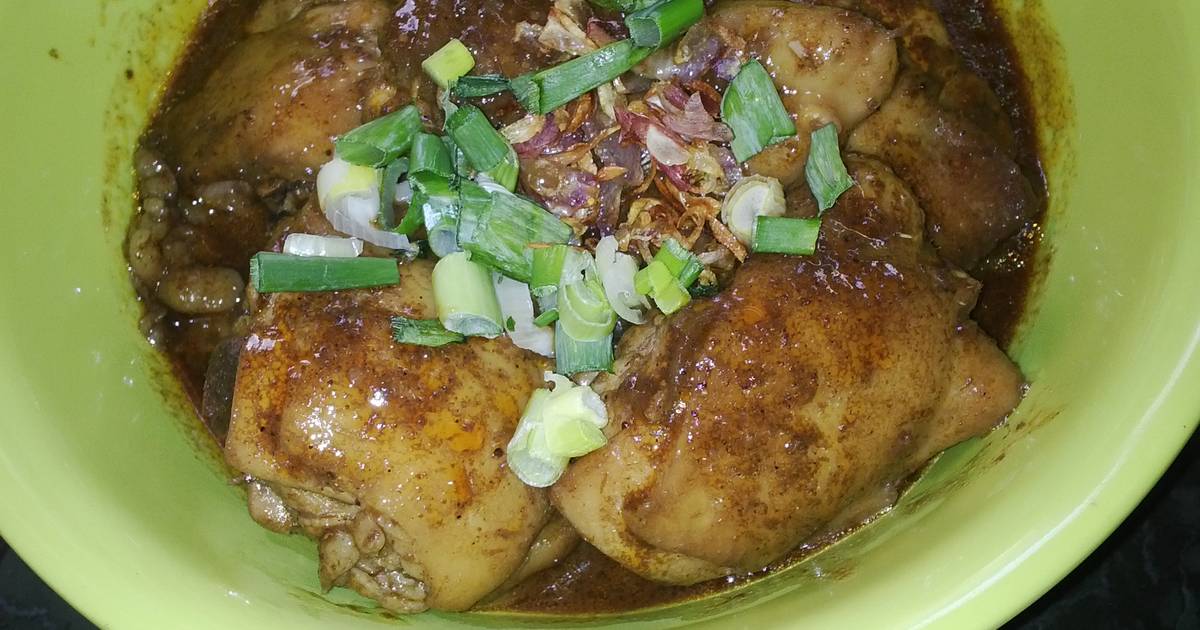 28 resep rendang ayam bumbu instan enak dan sederhana 