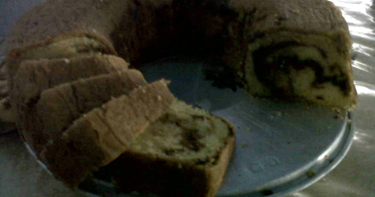 Resep zebra butter cake