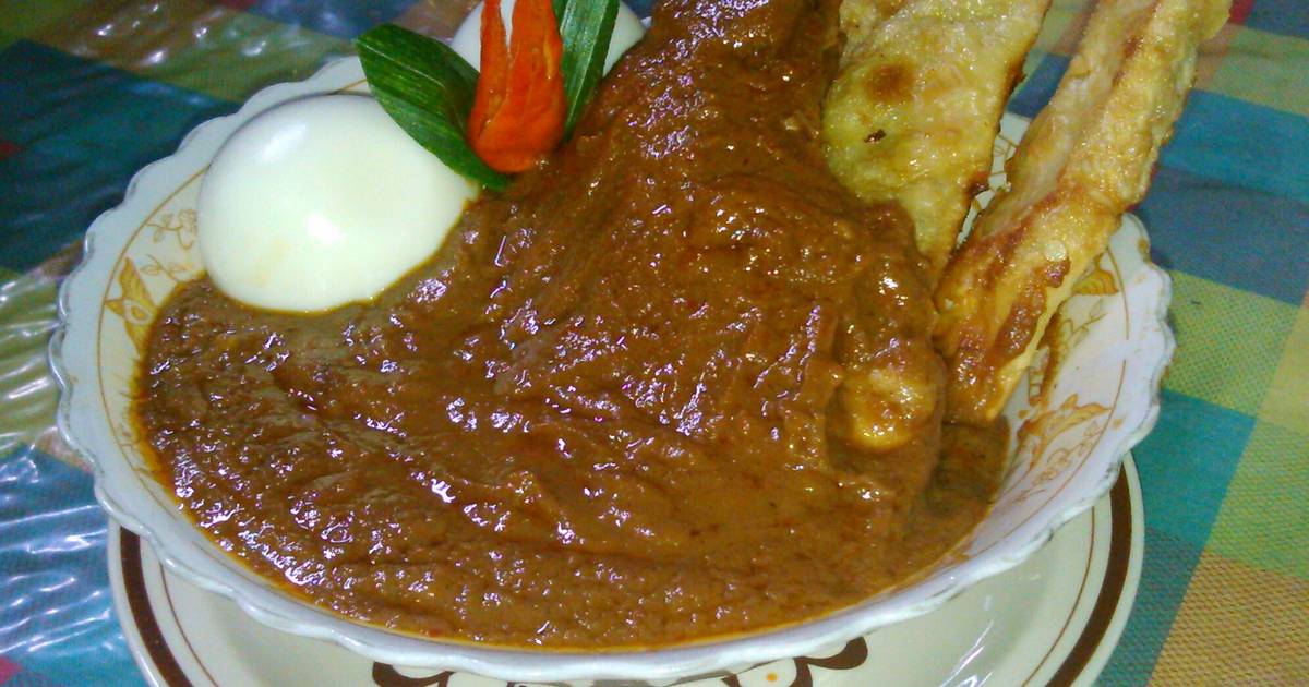 1 resep ayam bumbu kacang petis with pangsit jagung manis 