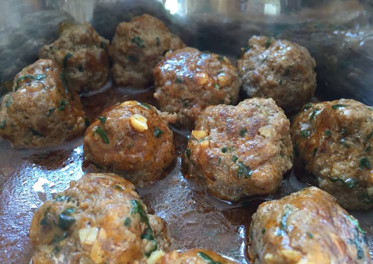 resep makanan Bola-bola Daging Saus Barbeque