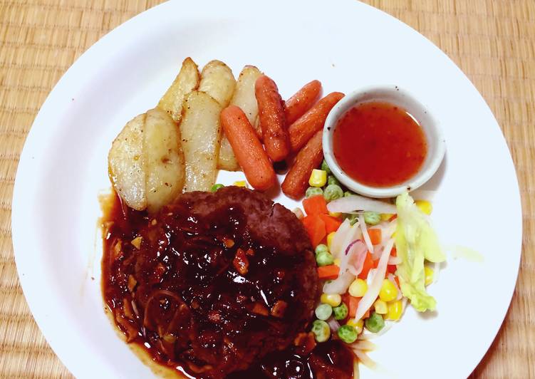 Resep Beef Steak BBQ Sauce By andrie achmad