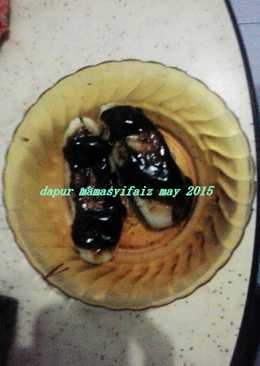 PISANG PENYET SAUS COKLAT