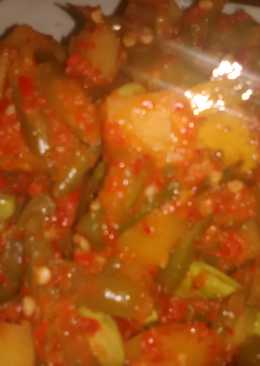 Sambel kentang buncis pete