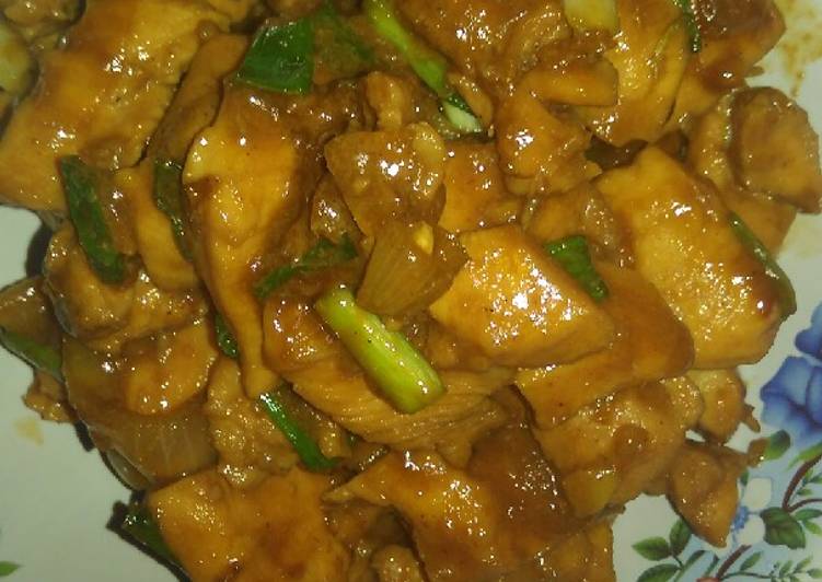 Chiken teriyaki ala saori