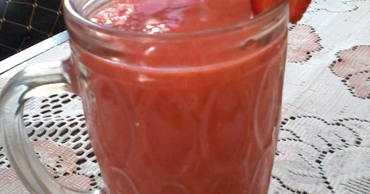 Resep Tropical Berry Smoothies (No added sugar)