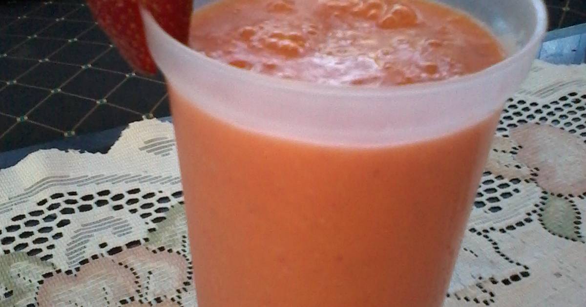 Resep MangoBerry Smoothies (No added sugar)