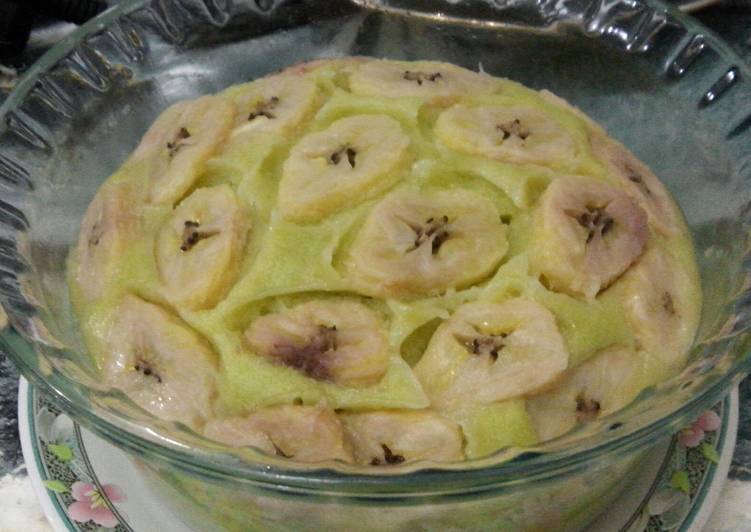 gambar untuk resep Bolu Kukus Pandan Pisang