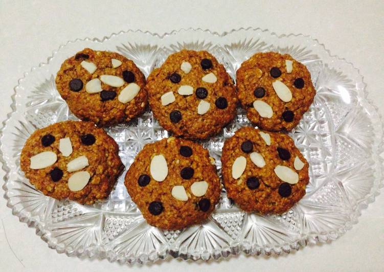 gambar untuk cara membuat oatmeal cinnamon cookies
