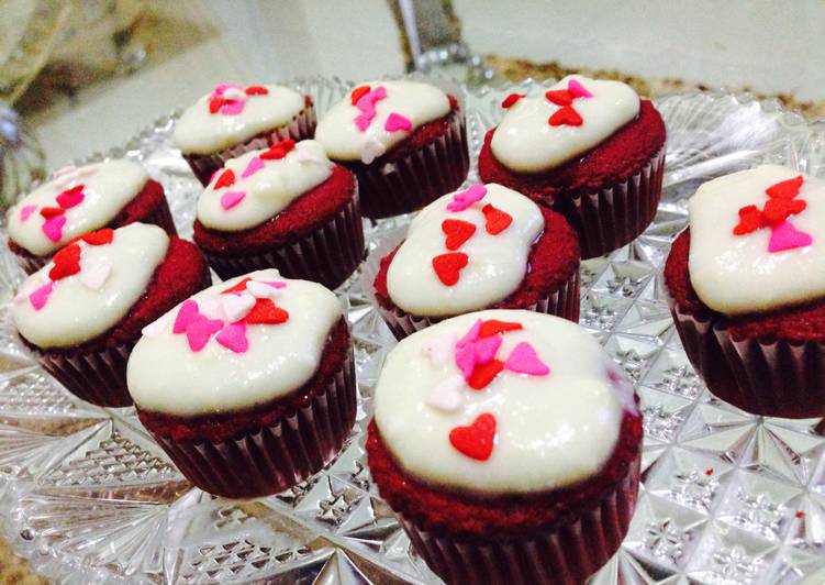 Resep redvelvet cupcake mini