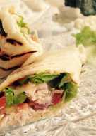 chicken wrap homemade tortilla