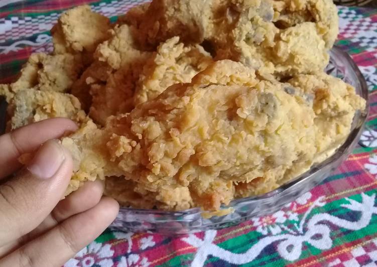 resep lengkap untuk Ayam Krispy KFC ala Frans Ngayau