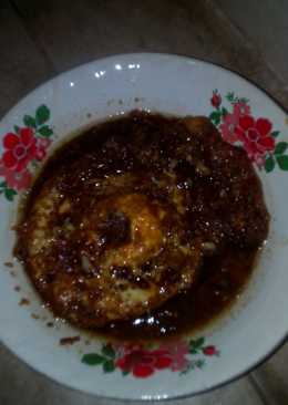 Semur telur ceplok kecap manis