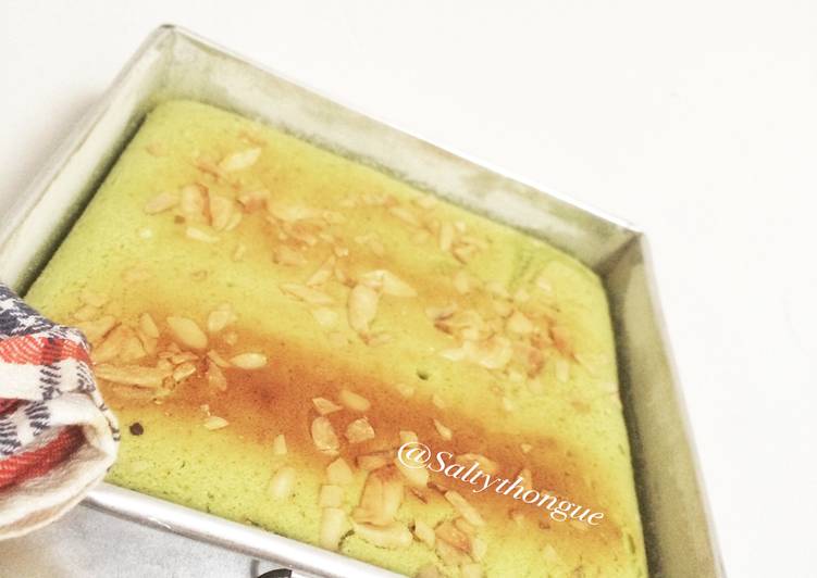 resep makanan Bolu Air Green Tea