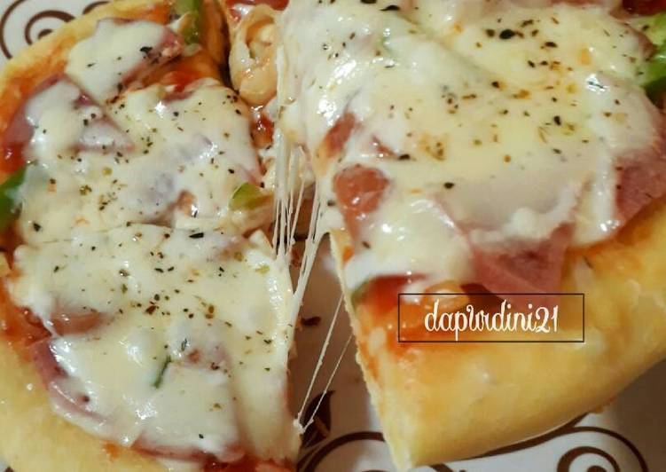 resep makanan Pizza Teflon homemade