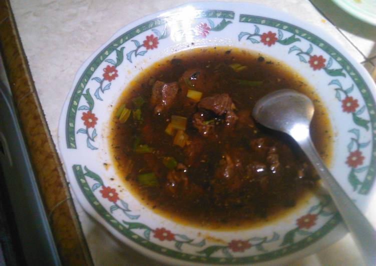 resep Rawon Singosari Maknyusss