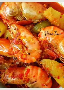 Udang Bago Asam Pedas 