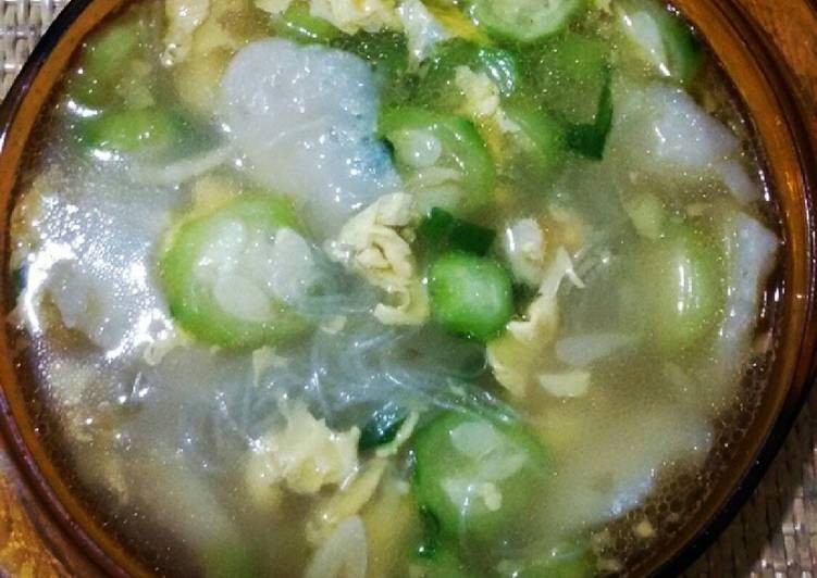 resep makanan Sop Oyong Baso Ikan