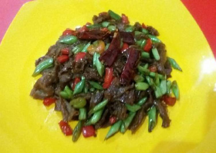 resep makanan Komagire teriyaki daging sapi ala saya ^^