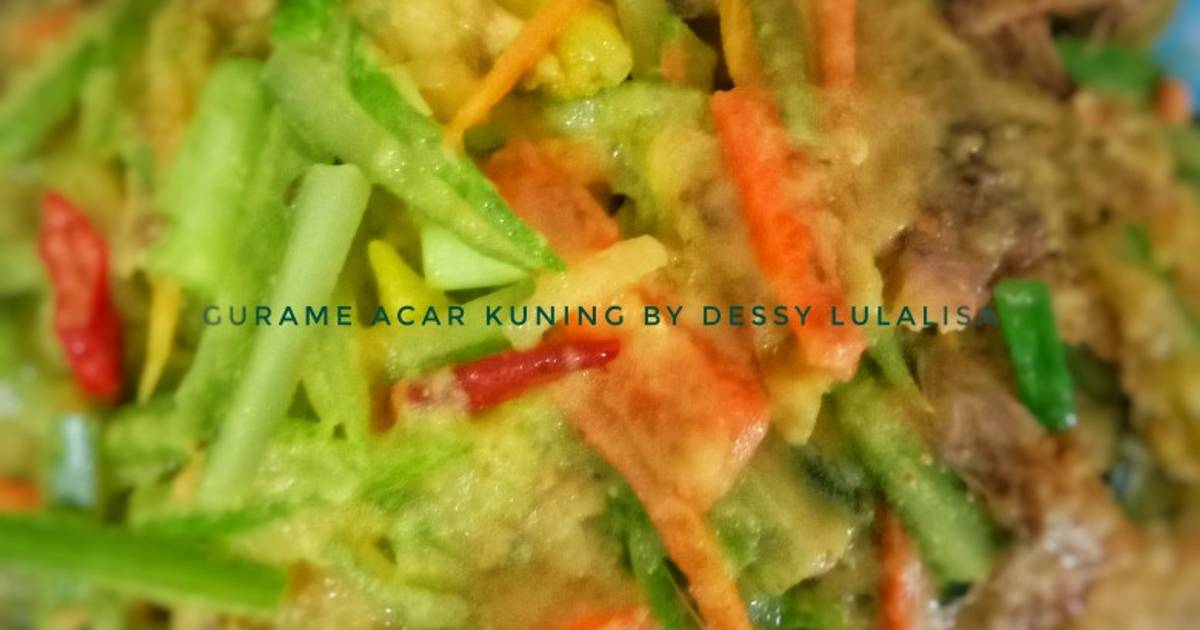 107 resep gurame bumbu acar enak dan sederhana Cookpad