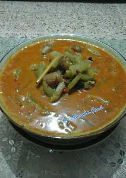 Sayur Gulai labu siam tetelan daging