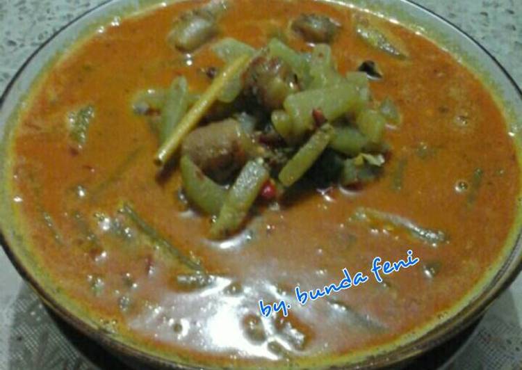 gambar untuk resep makanan Sayur Gulai labu siam tetelan daging