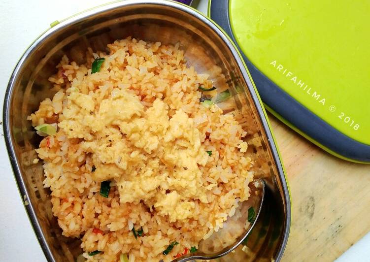 8. Nasi Goreng Kampung with French Style Scrambled Egg