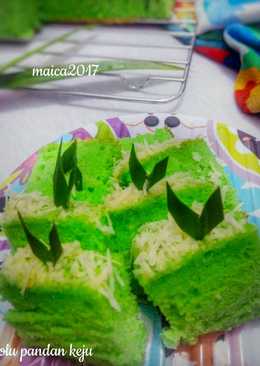 Bolu Pandan Keju Putih Telur