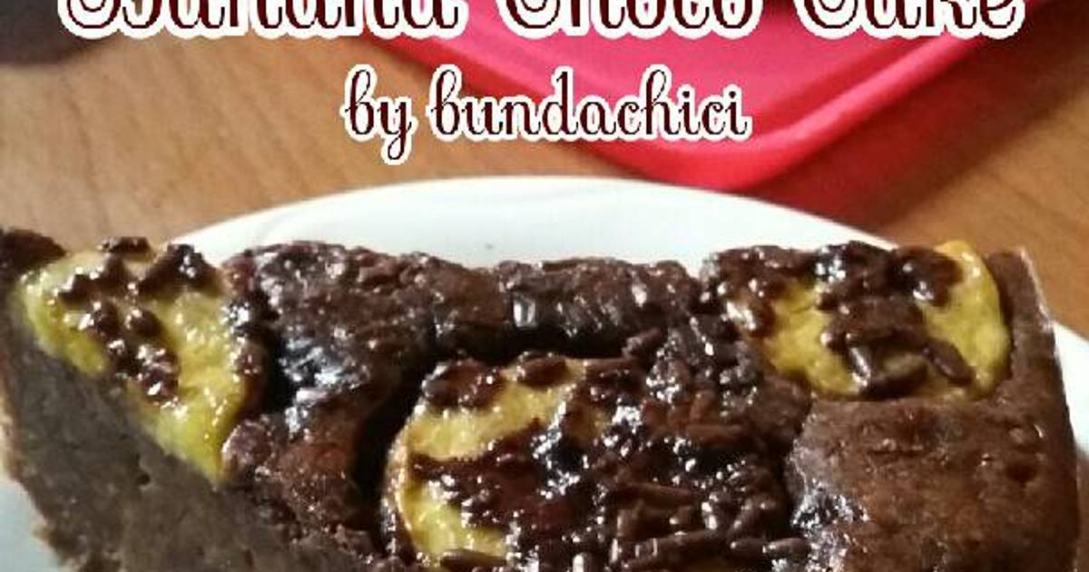 Resep Banana Choco Cake